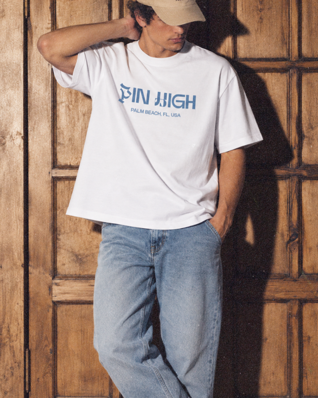 Pin High White Oversized T-Shirt