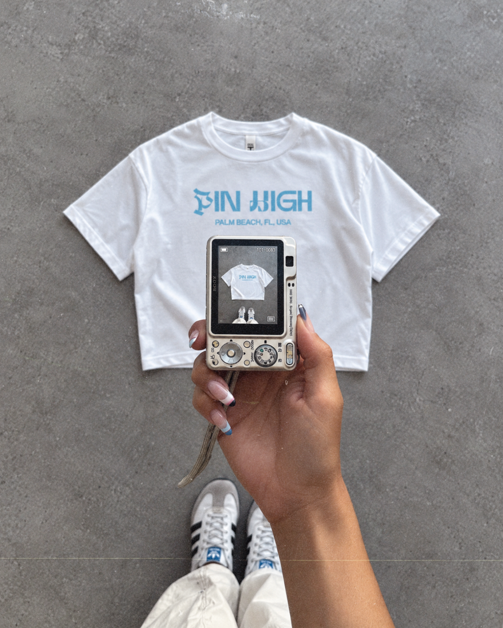 Pin High Women’s Crop Top T-Shirt