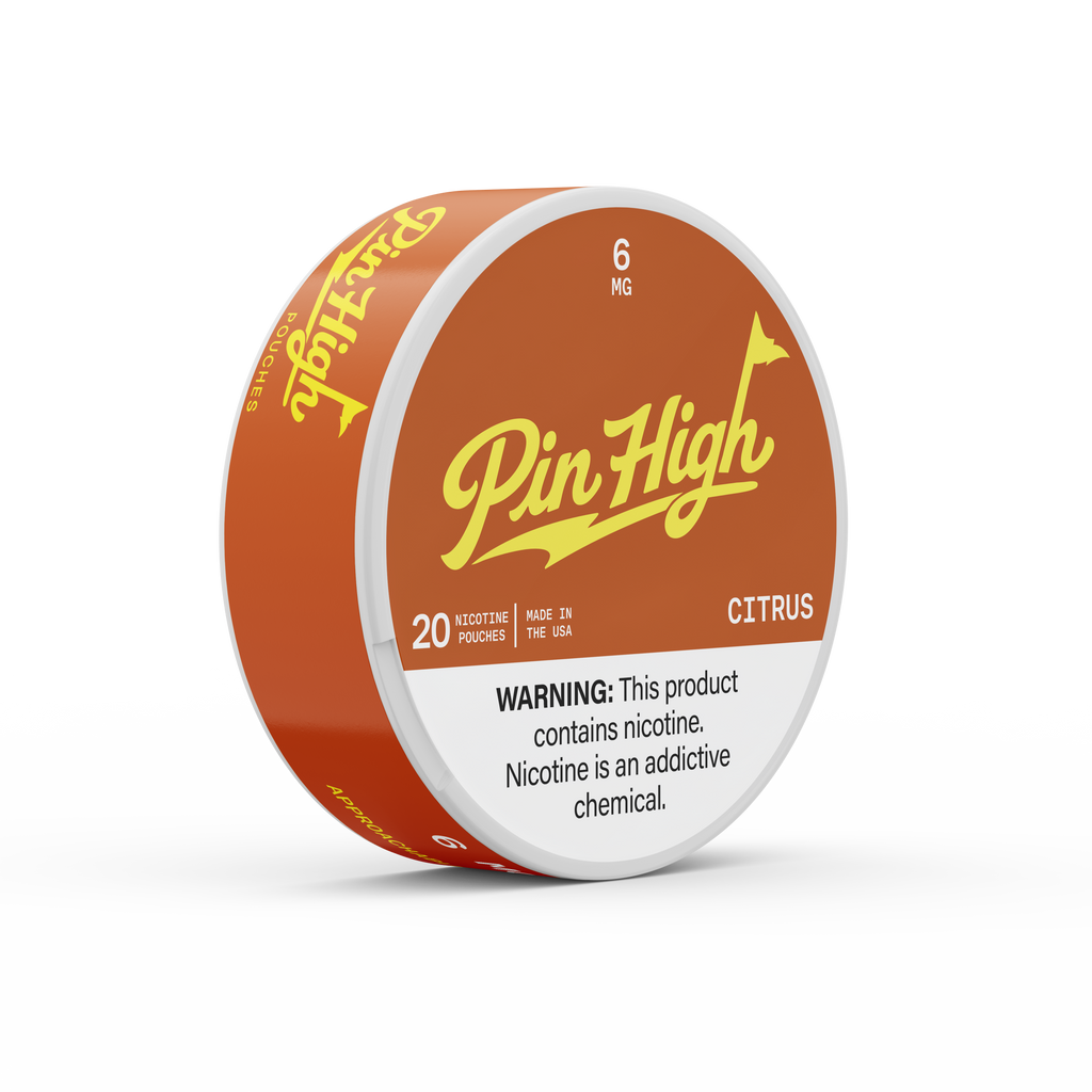 Citrus Nicotine Pouches Pin High Pouches