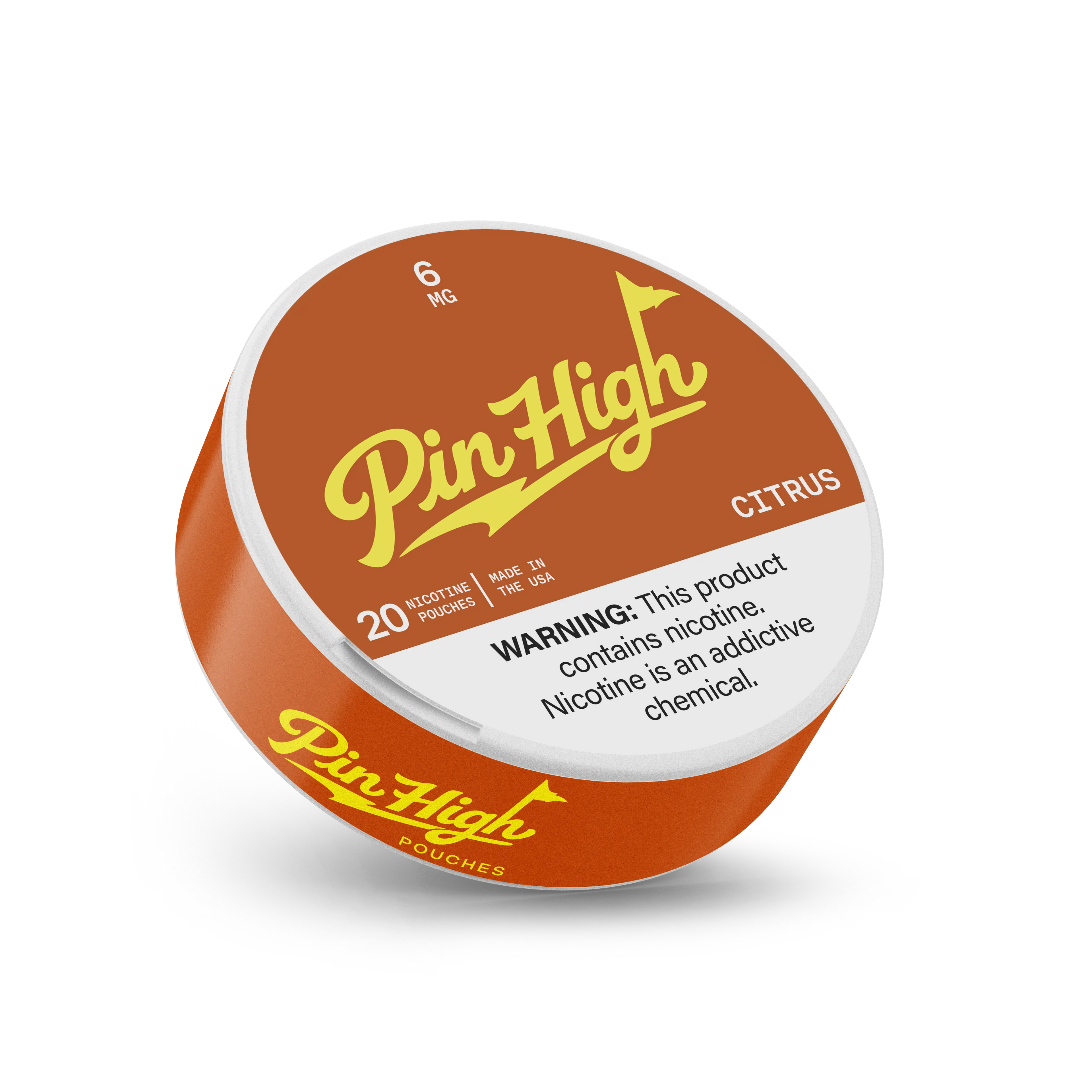 Citrus Nicotine Pouches Pin High Pouches