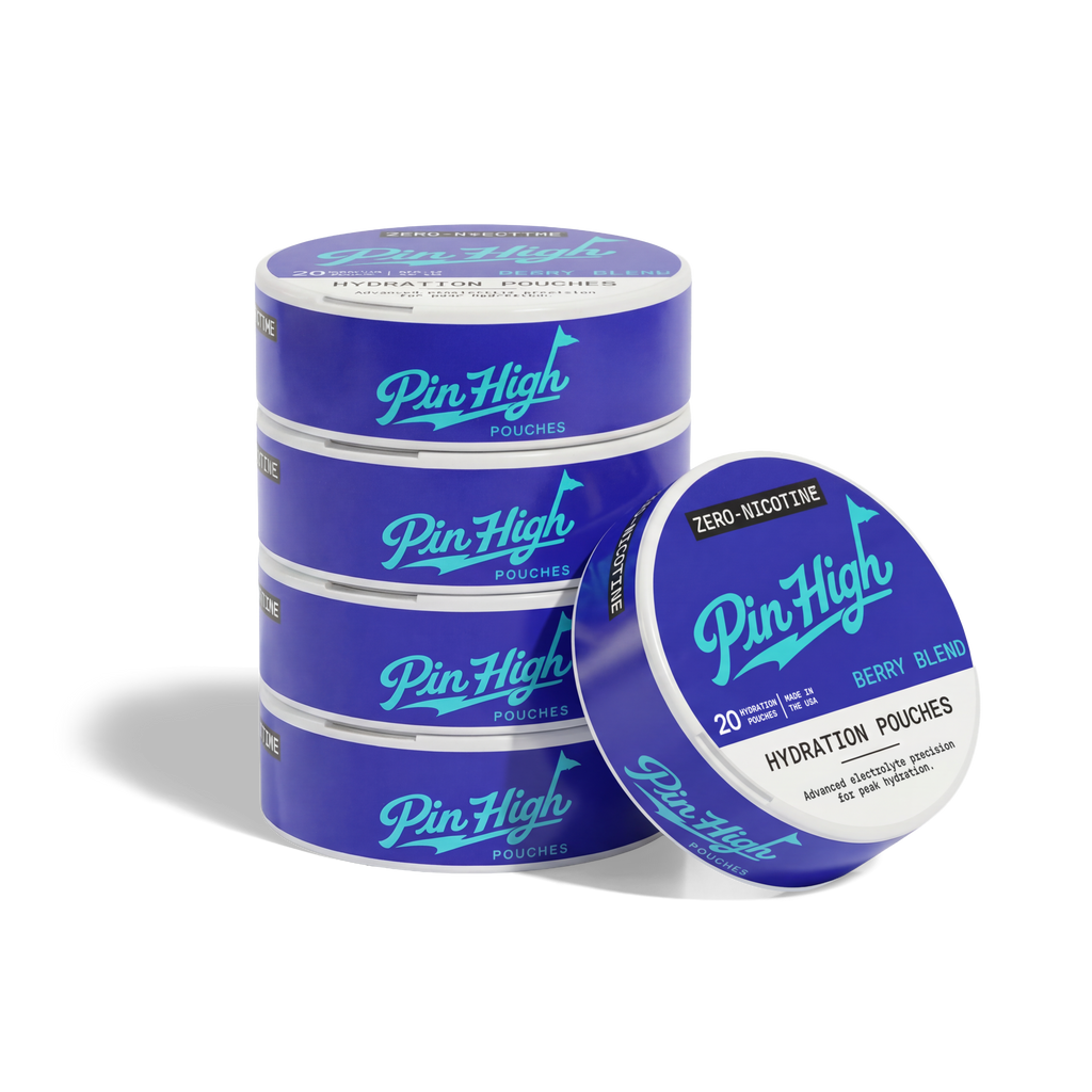 Zero-Nicotine Hydration Pouches Pin High Pouches
