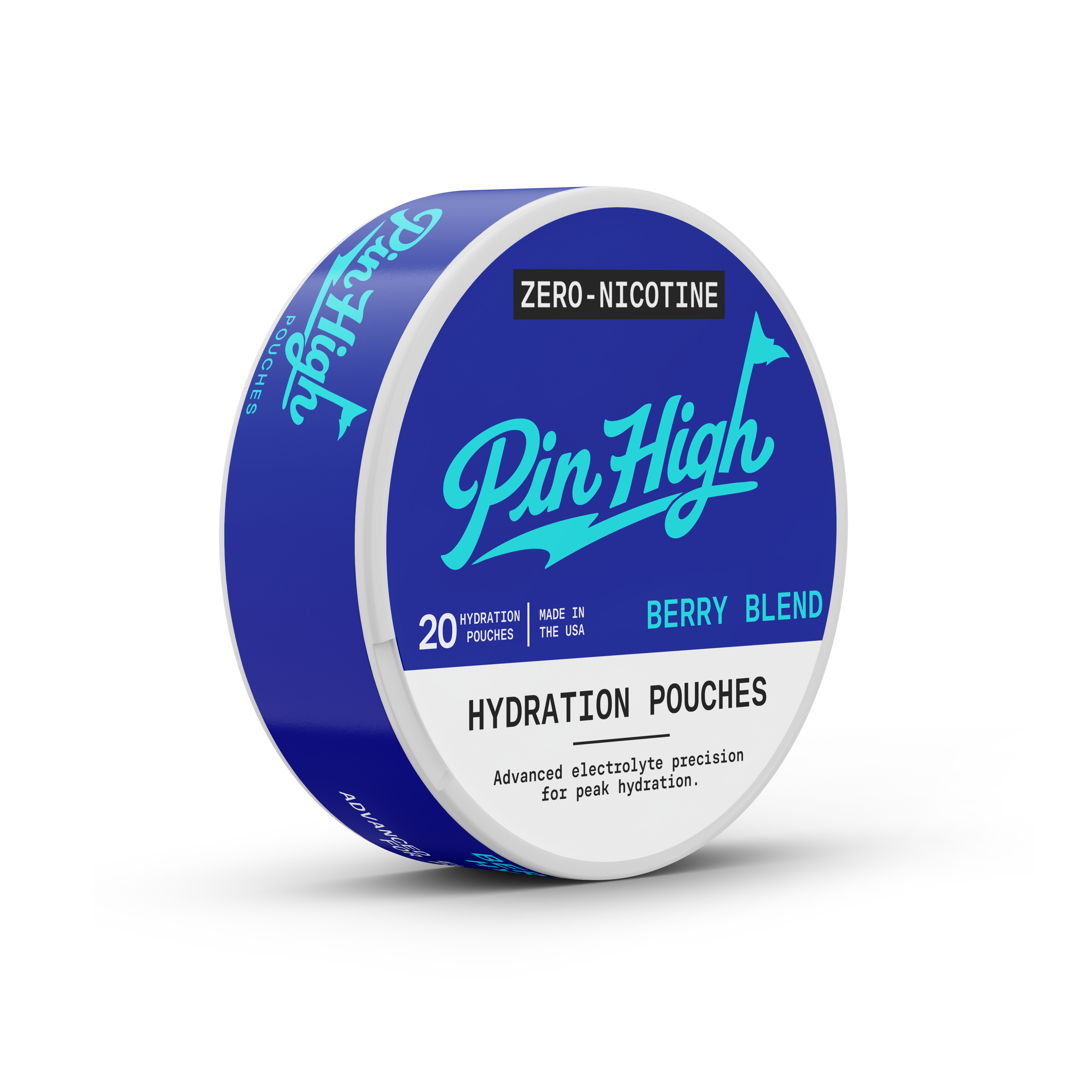 Zero-Nicotine Hydration Pouches Pin High Pouches