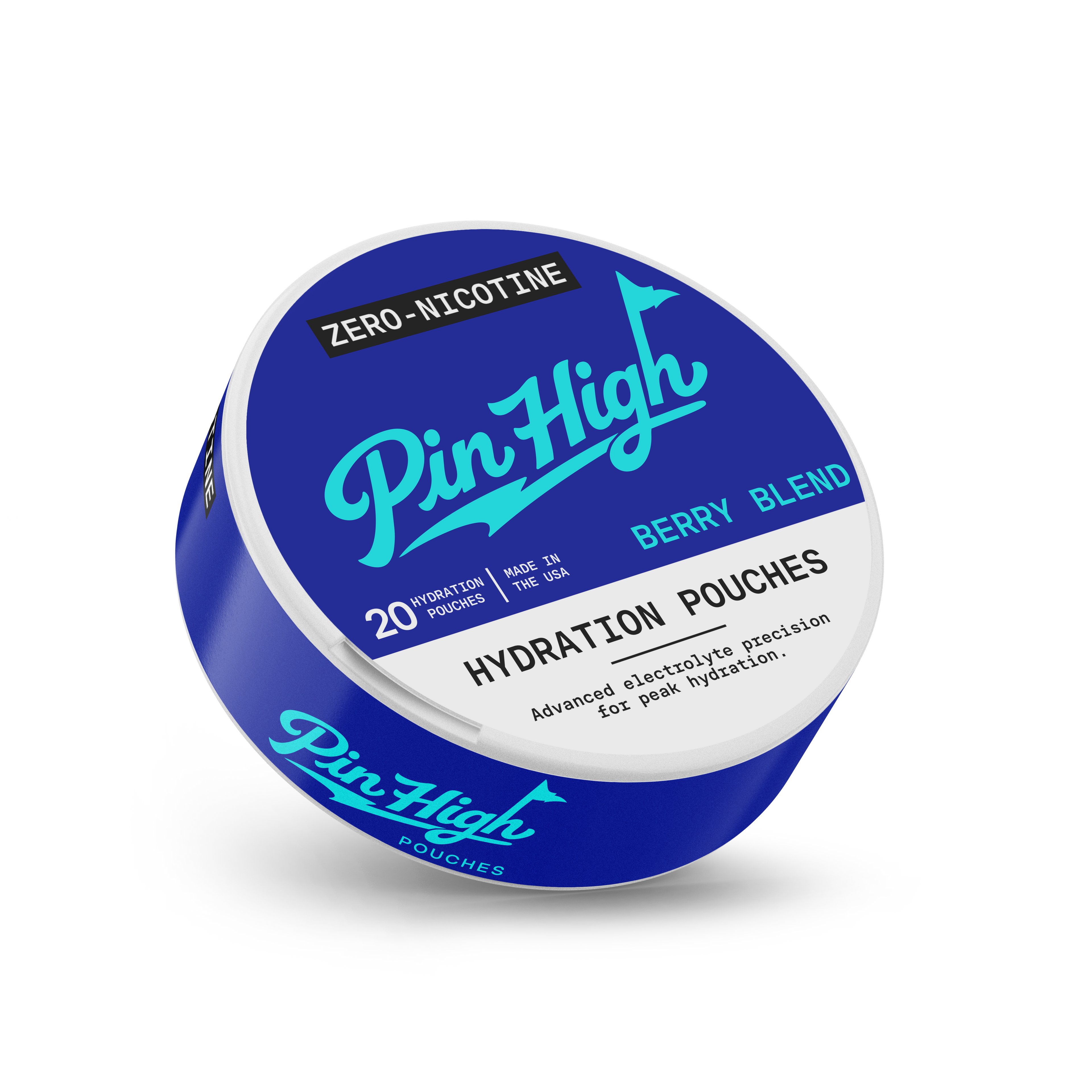 Zero-Nicotine Hydration Pouches Pin High Pouches