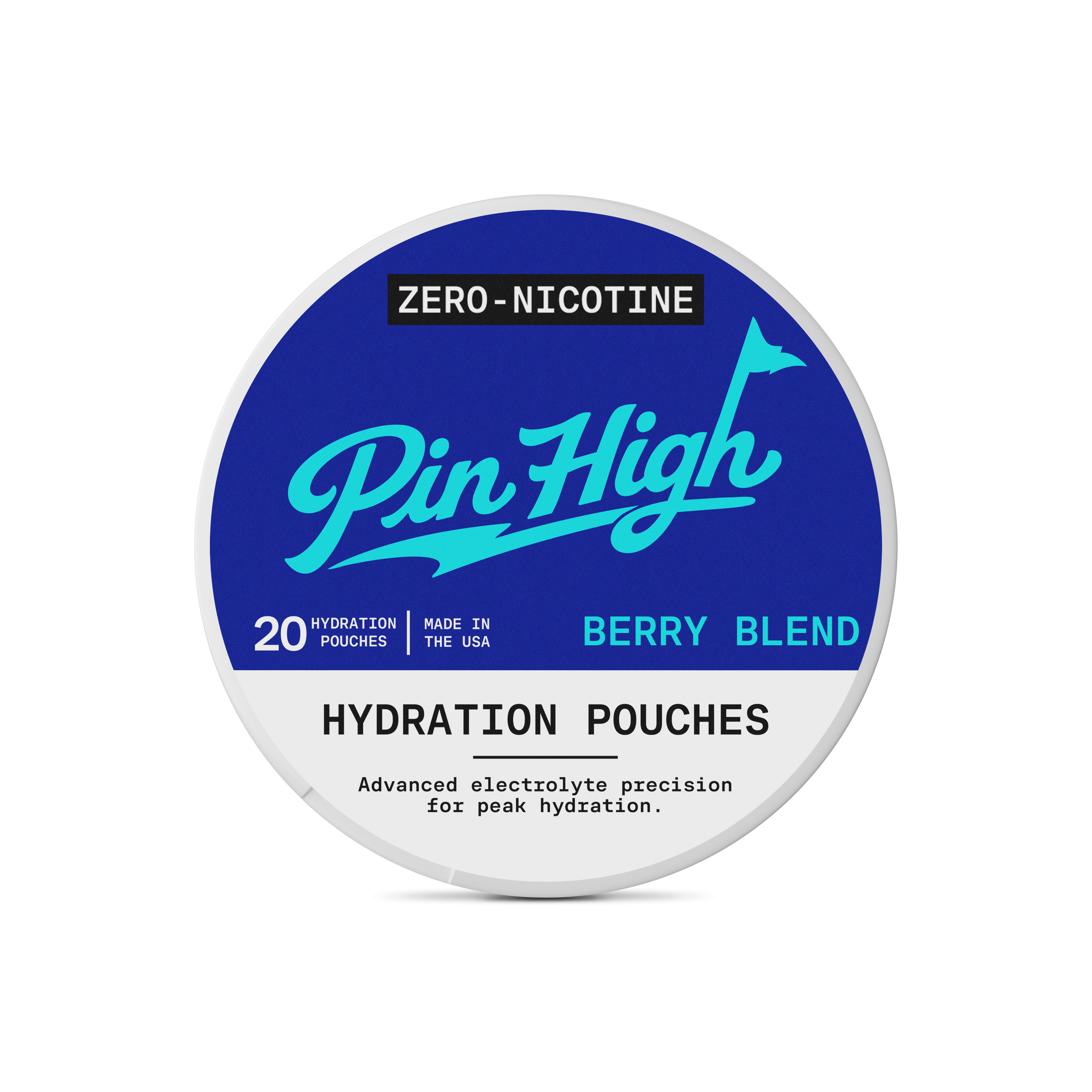 Zero-Nicotine Hydration Pouches Pin High Pouches