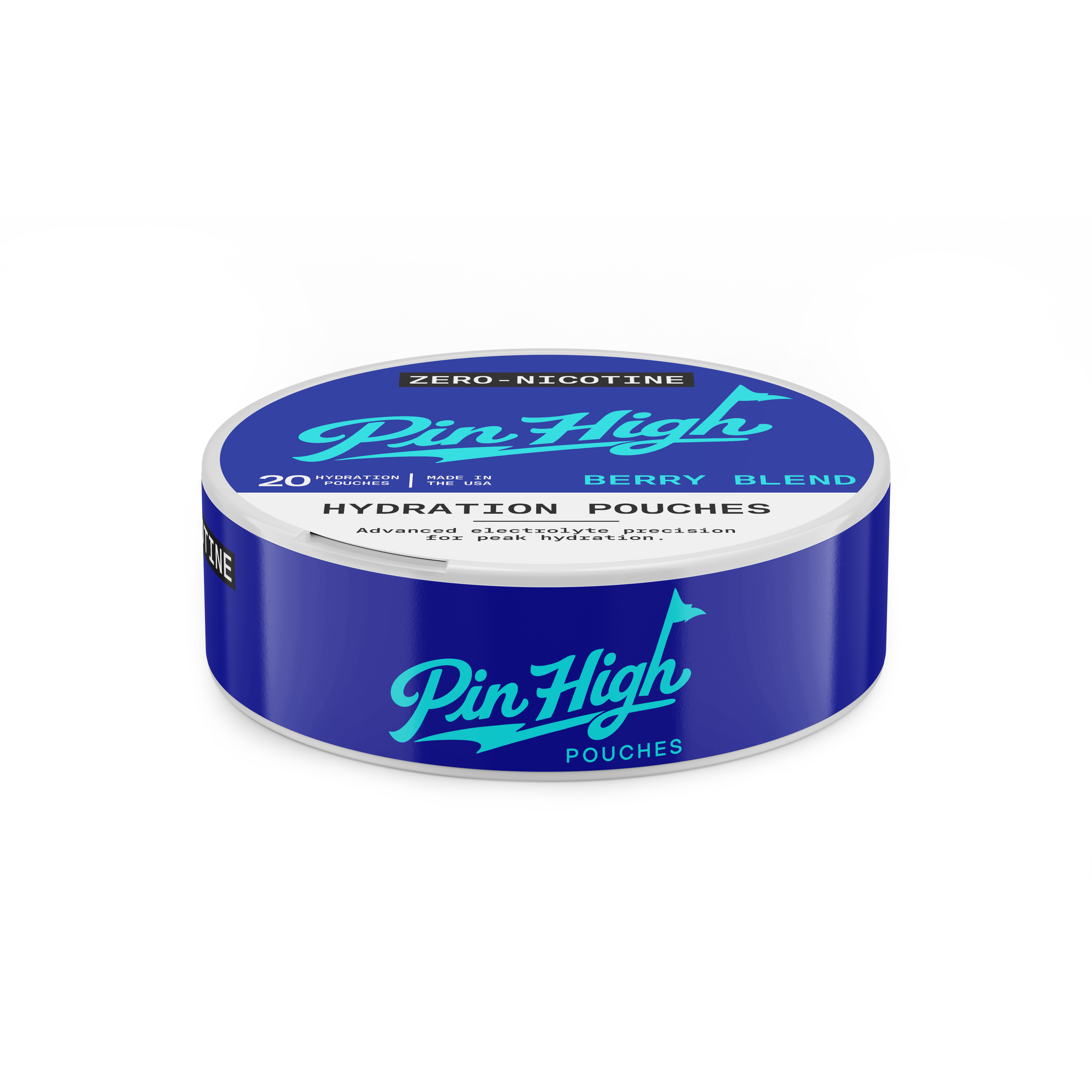 Zero-Nicotine Hydration Pouches Pin High Pouches