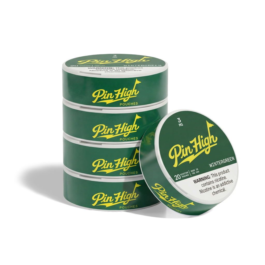 Wintergreen Nicotine Pouches Pin High Pouches