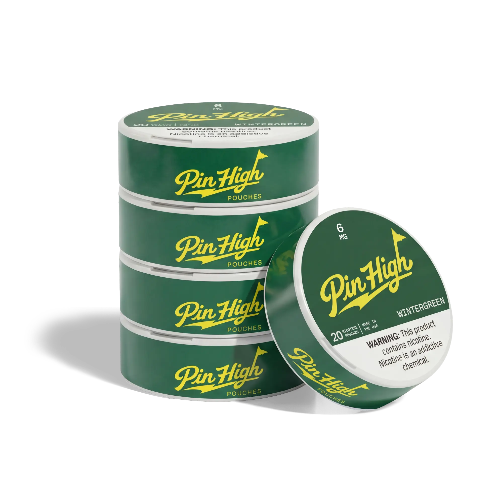 Wintergreen Nicotine Pouches Pin High Pouches