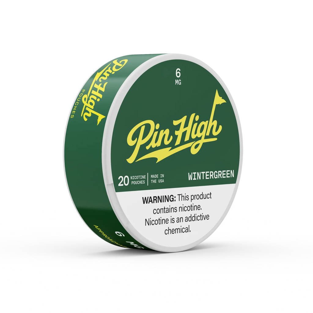 Wintergreen Nicotine Pouches Pin High Pouches