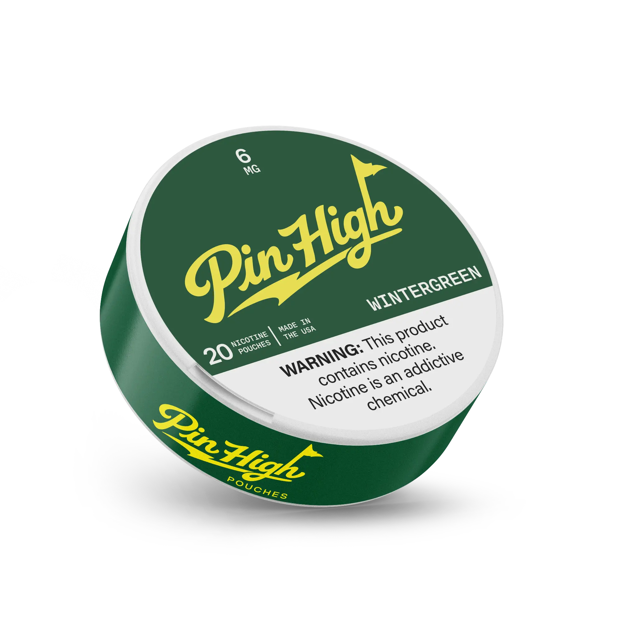 Wintergreen Nicotine Pouches Pin High Pouches