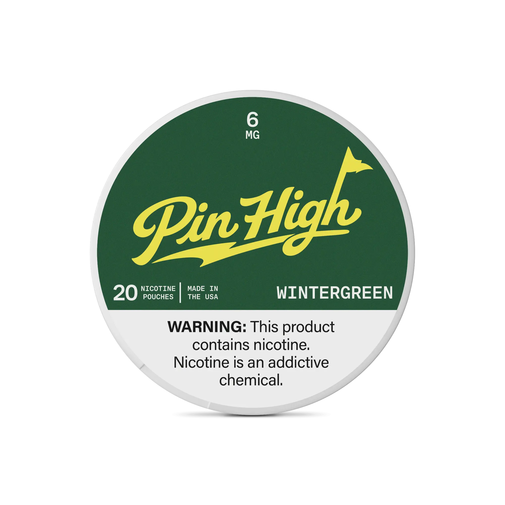 Wintergreen Nicotine Pouches Pin High Pouches