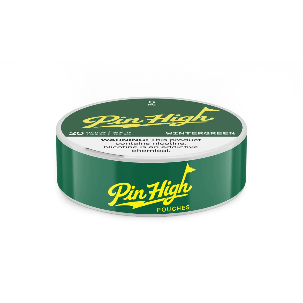 Wintergreen Nicotine Pouches Pin High Pouches