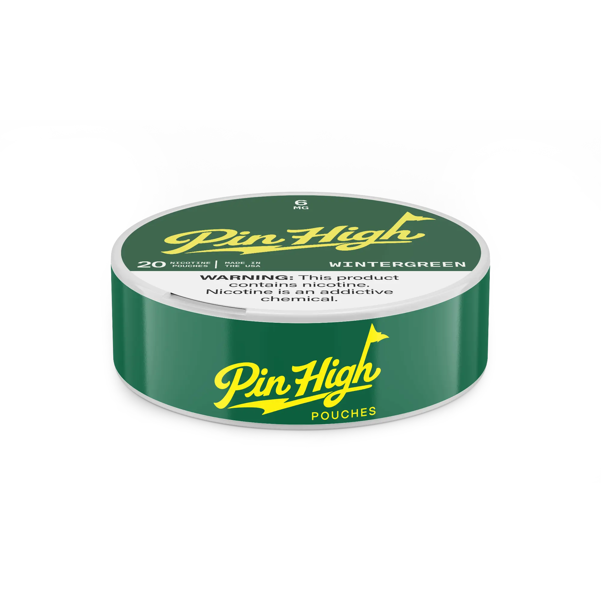 Wintergreen Nicotine Pouches Pin High Pouches